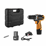 Аккумуляторная дрель-шуруповерт DEKO Banger 12V SET 3 в кейсе, 2х2.0Ач, з/у 063-4130