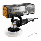 Шлифмашина полировальная сетевая DEKO DKP1500, 180 мм, 1500 Вт 063-4184
